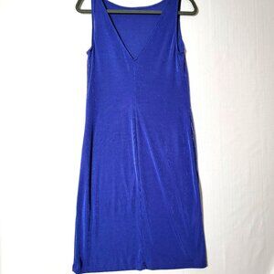 Classics By Carol Anderson Womens Dress Size S Sheath Blue Sparkle Vintage USA